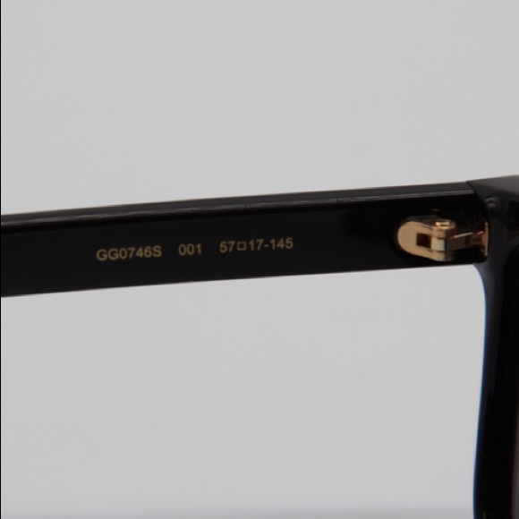 NEW GUCCI SUNGLASSES GUCCI GG0746S 001 NEW COLLECTION GUCCI EYEWEAR - Picture 9 of 11